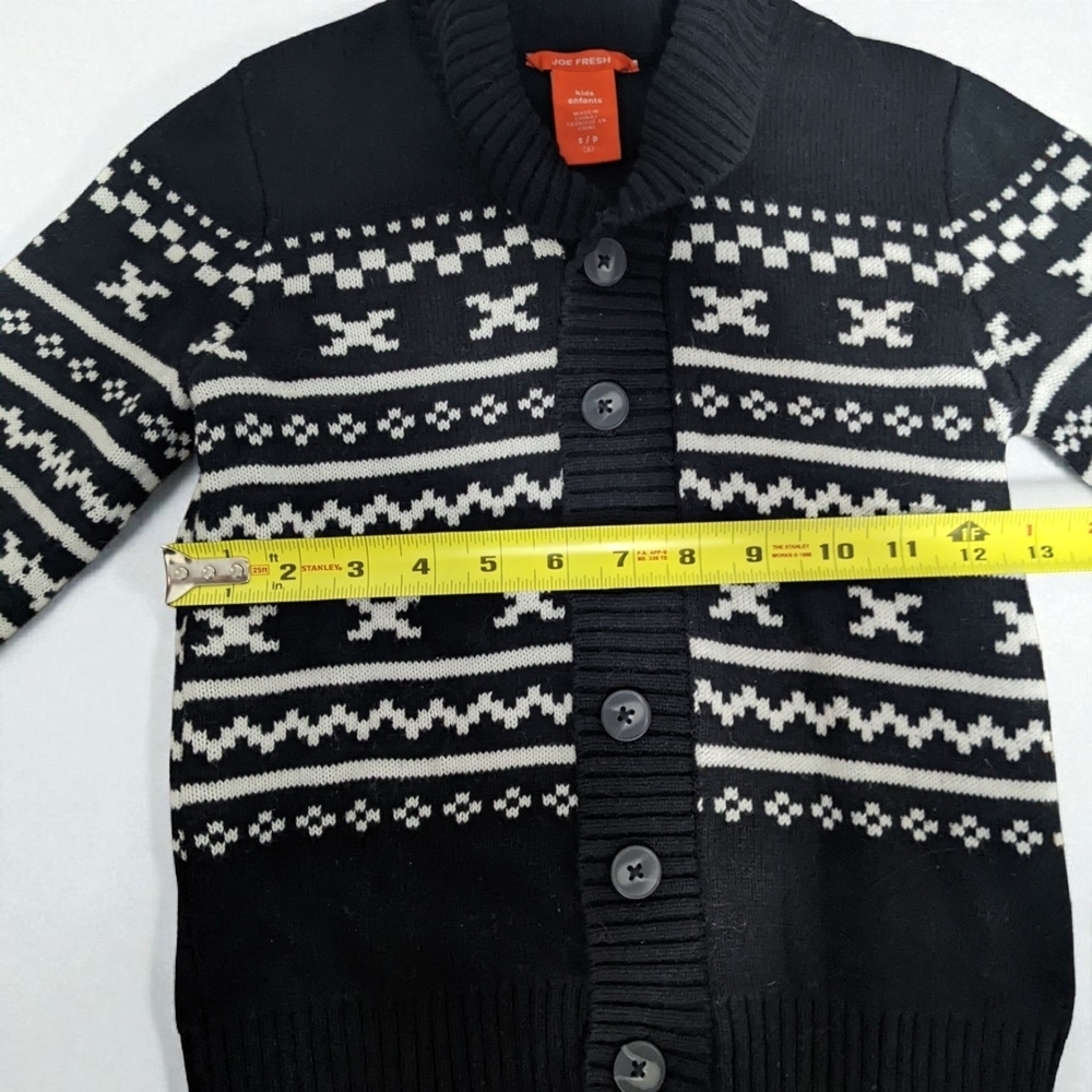 Joe Fresh Black and White Kids Sweater - Picture 5 of 6